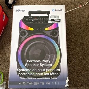 Born Bluetooth Party Speaker with LED Lights